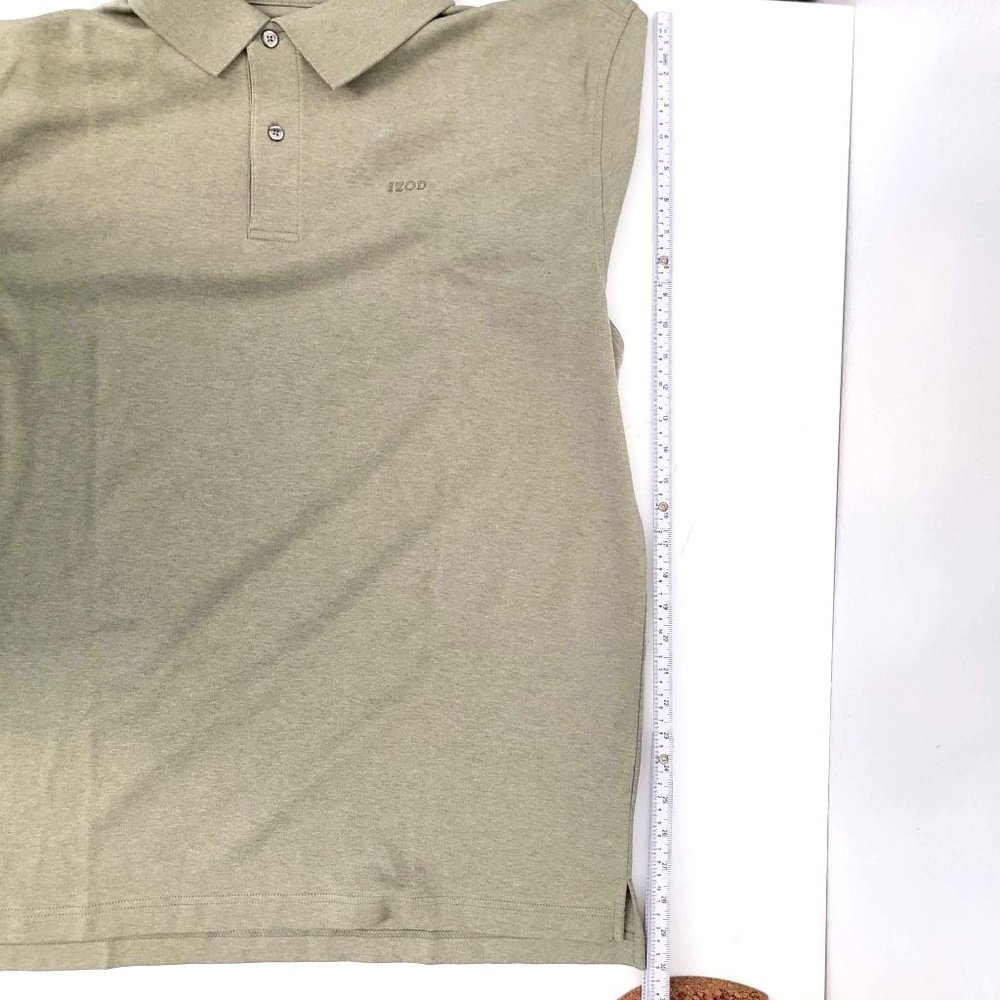Izod NWT Deadstock 2012 Leaf Heather Green Polo Shirt Size XL - Picture 8 of 11